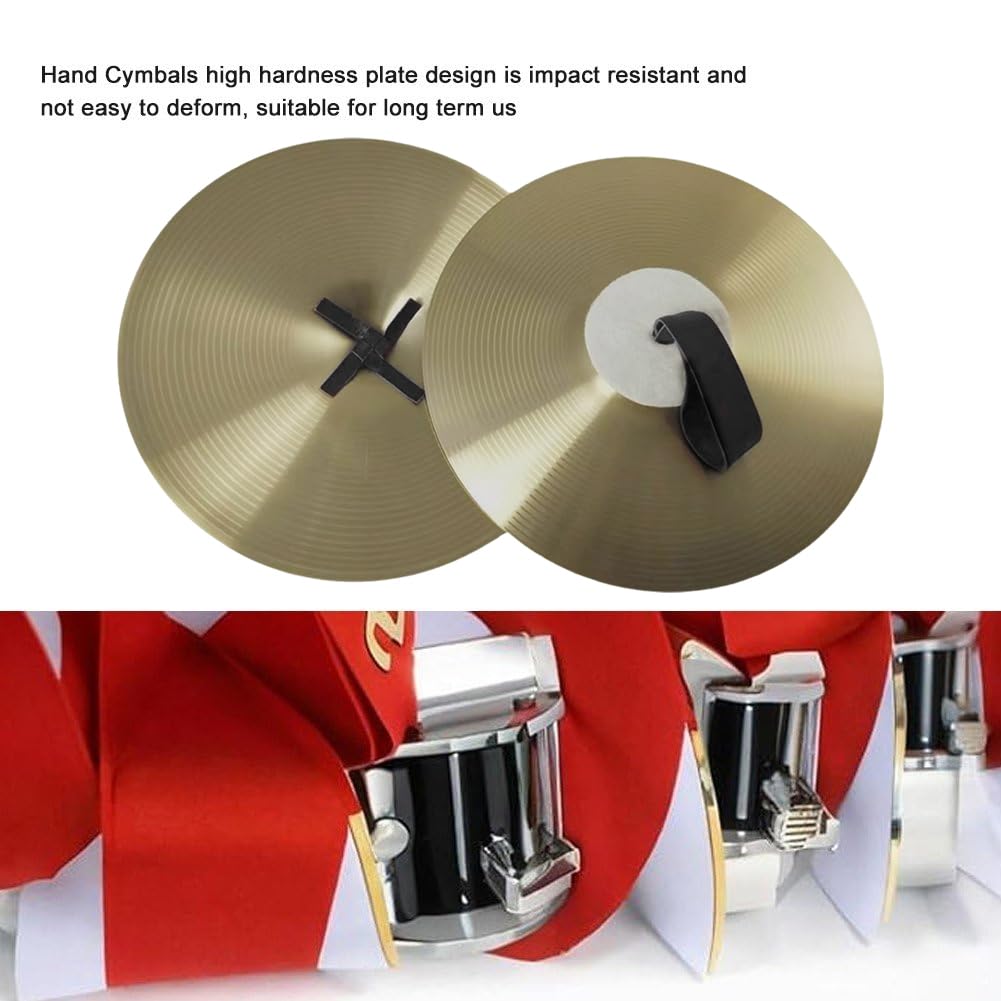 Platillos De Choque para Práctica De Platillos De Mano, Instrumento Musical De Aleación, Tambor Tradicional para Principiantes Y Adultos, 2 Uds.