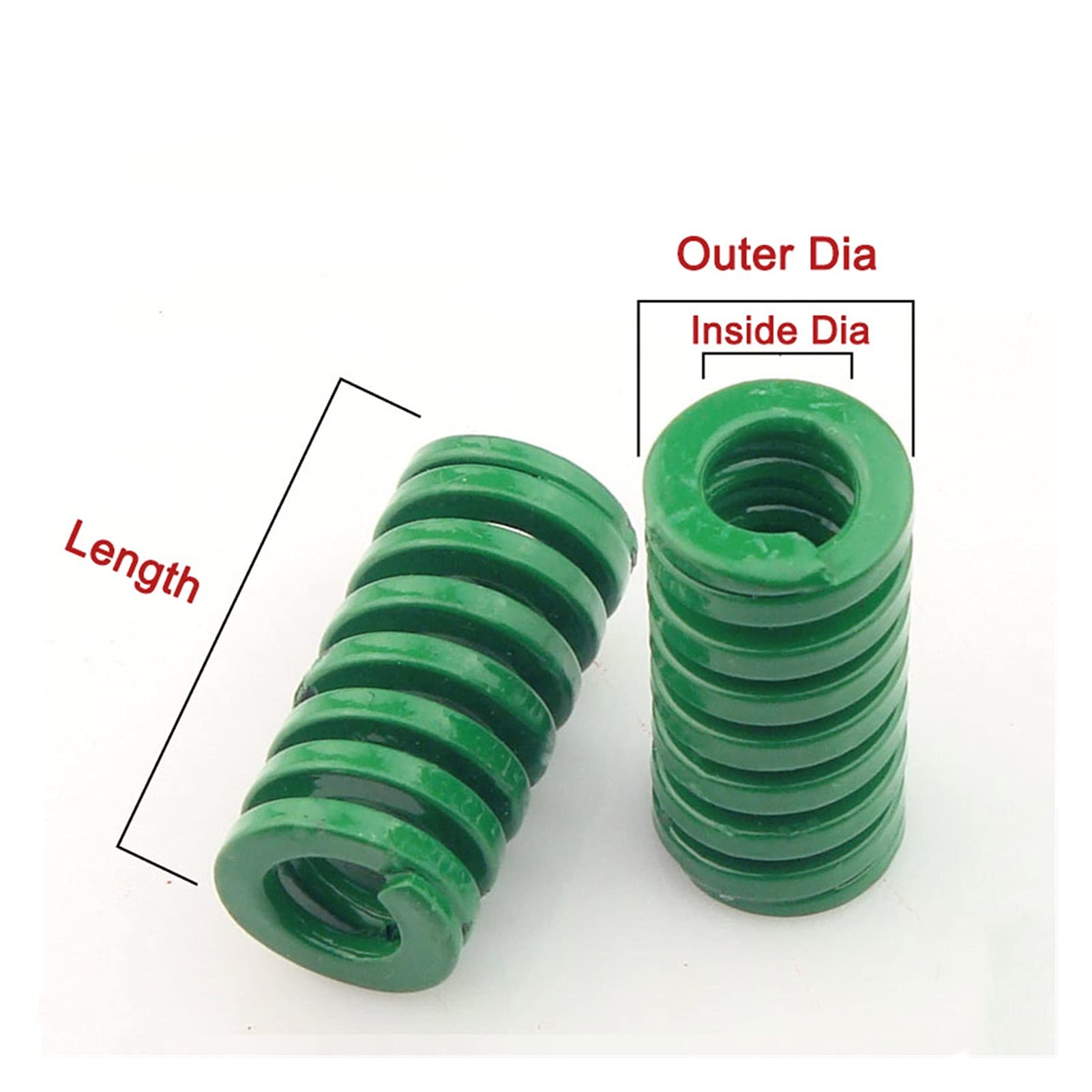 Amazon.co.jp: プラスチックスプリング、拡張圧縮スプリング、高張力