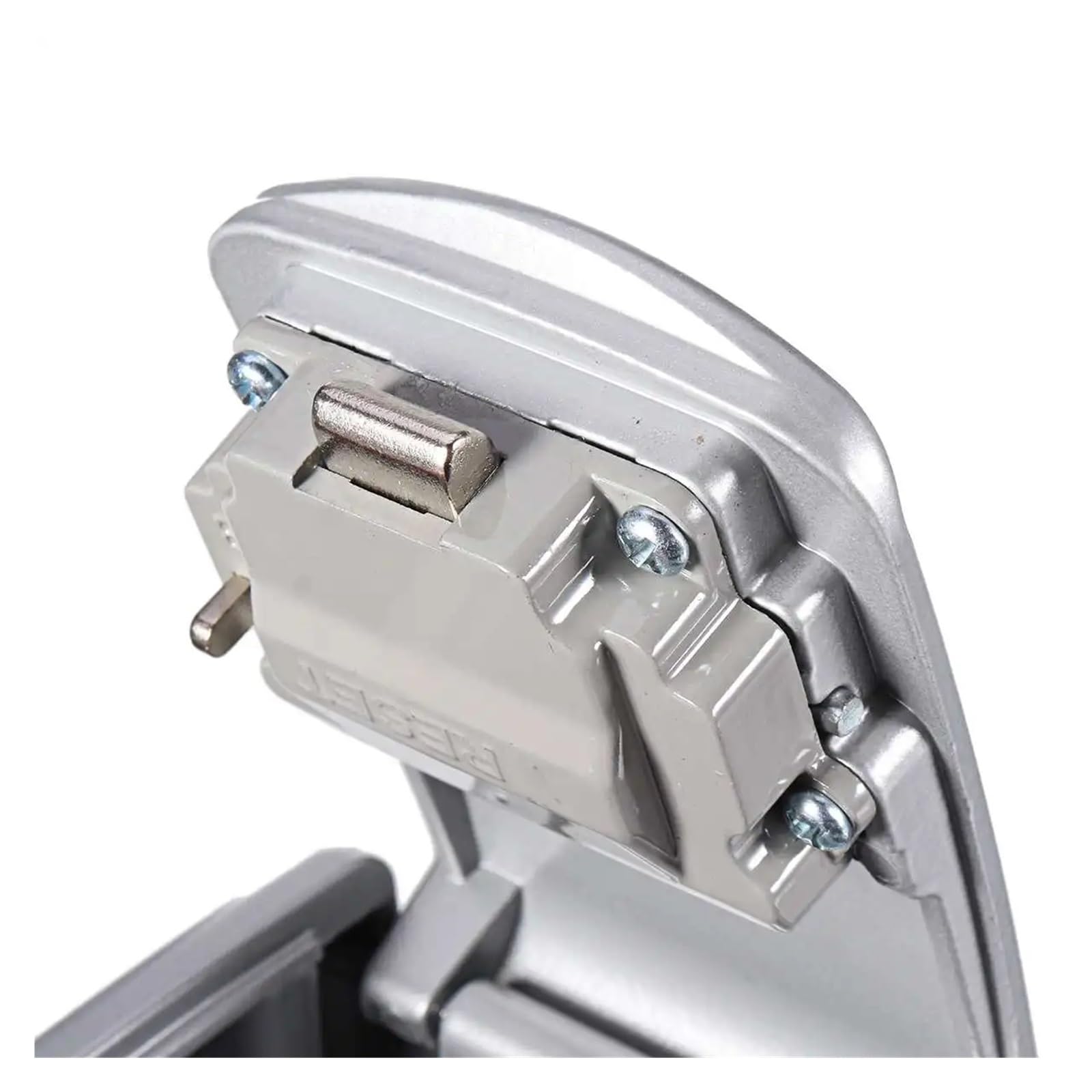 Mini cassaforte da parete impermeabile in alluminio con serratura a combinazione a 4 cifre per uso esterno, ideale per casa e scuola Securi