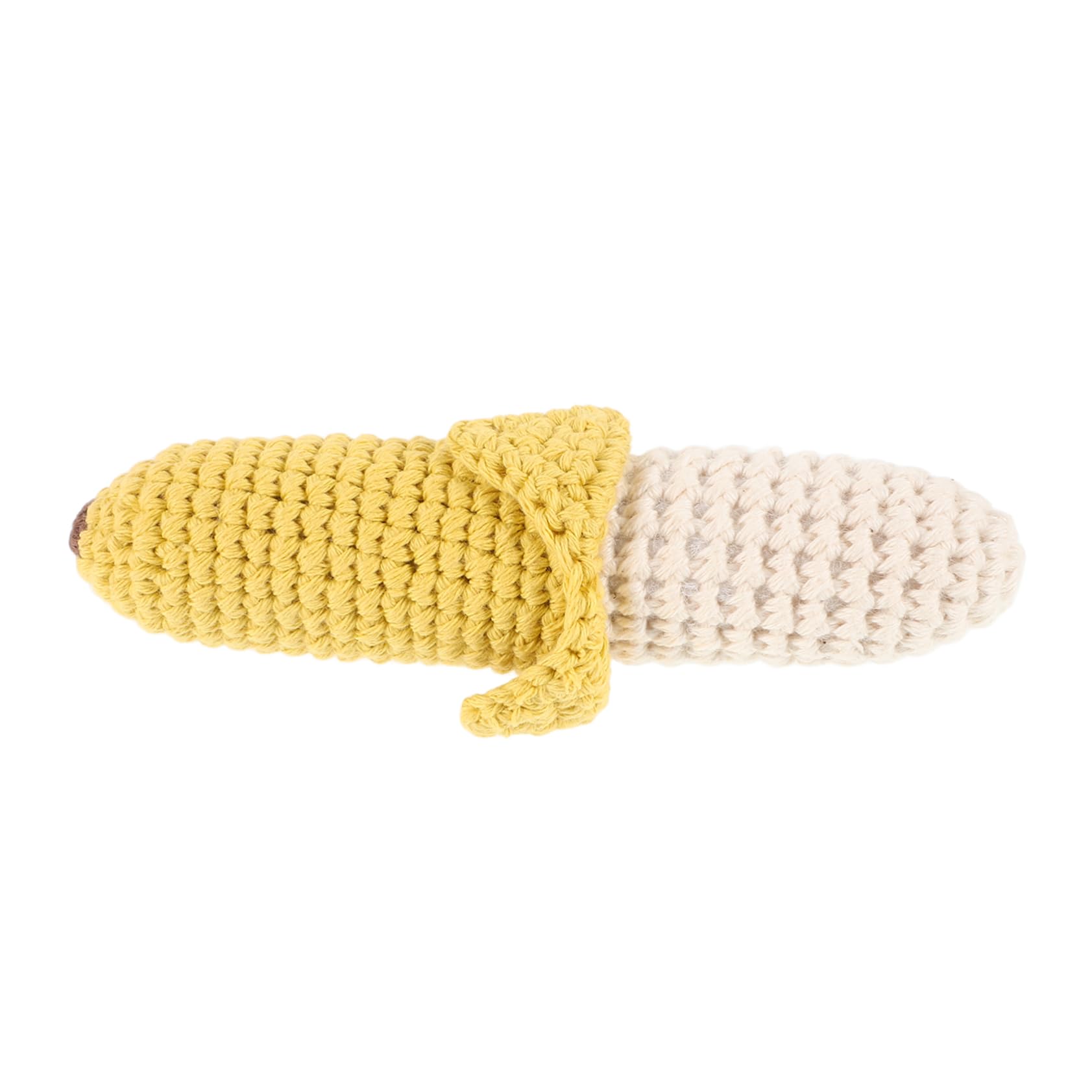 Milisten Banana Hand-rock Teething Toy Infants Soft Toys Baby Hand Rattle Safe for Toddlers