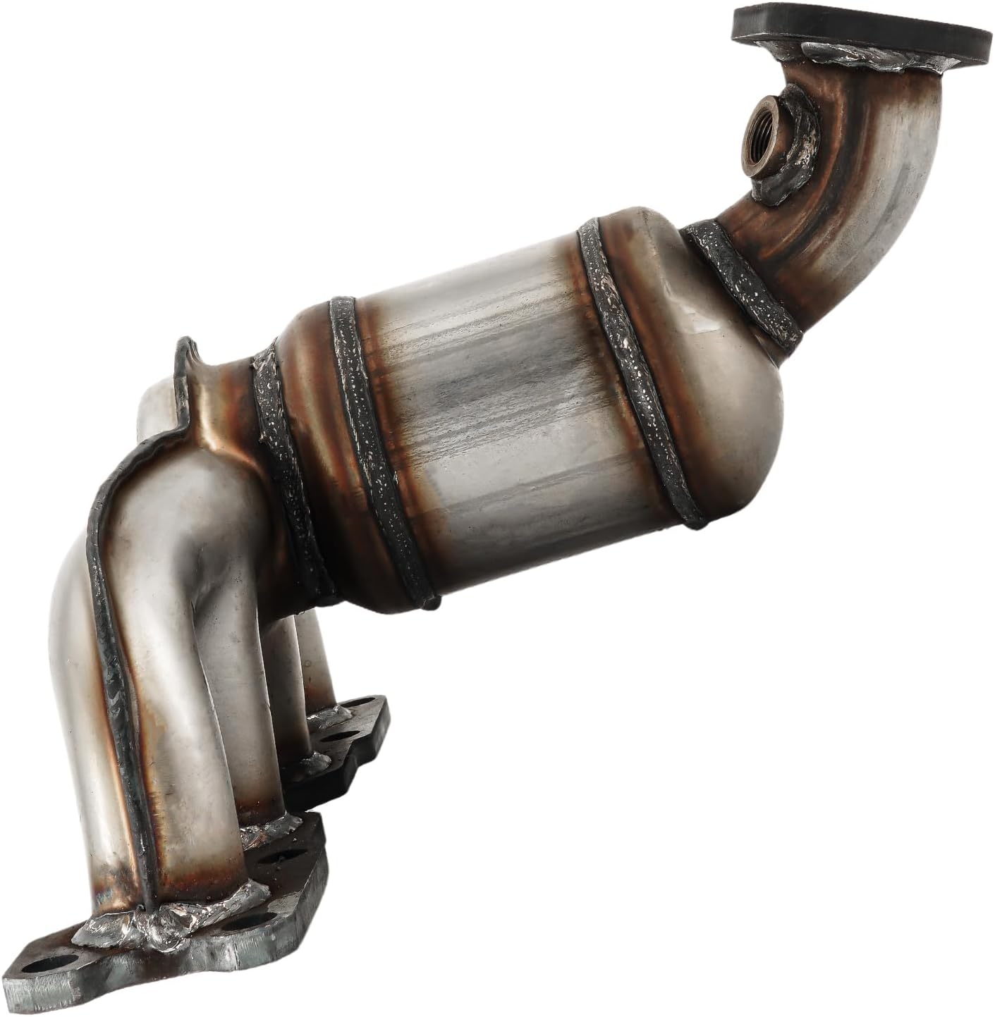 SIZZER Front Catalytic Converter w/Exhaust Manifold for Sorento LX EX 2011-2013 2.4L,Santa Fe GLS 2011-2012 2.4L,Santa Fe Limited 2010-2012 2.4L Catalytic Convertor OE# 16690,1Pcs(EPA Compliant)