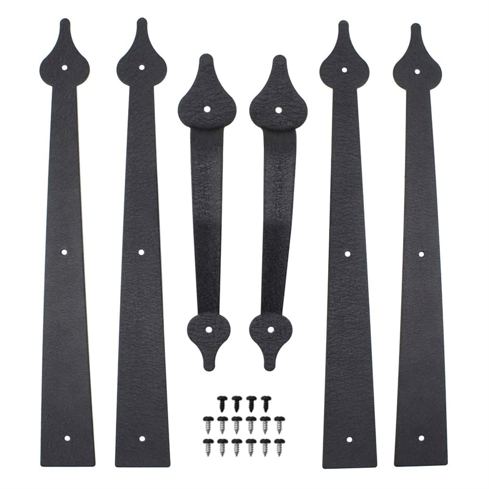 Shundeed One Color 6Pcs Decorative Garage Door Hinge Handle, Magnetic Garage Door Hardware Kit For Metal Door, Wooden Door And Other Door Hinges
