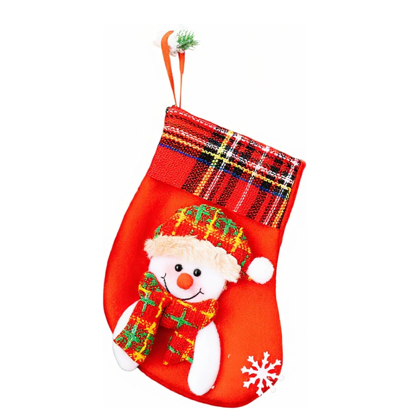 Christmas Stockings, Gift Bags, Candy, Snowman, Deer Decorations