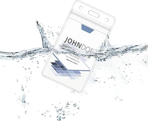 Miniatura 5 de Paquete de 100 clips retráctiles para carrete de insignias con 100 soportes verticales para tarjetas de identificación, portatarjetas retráctiles