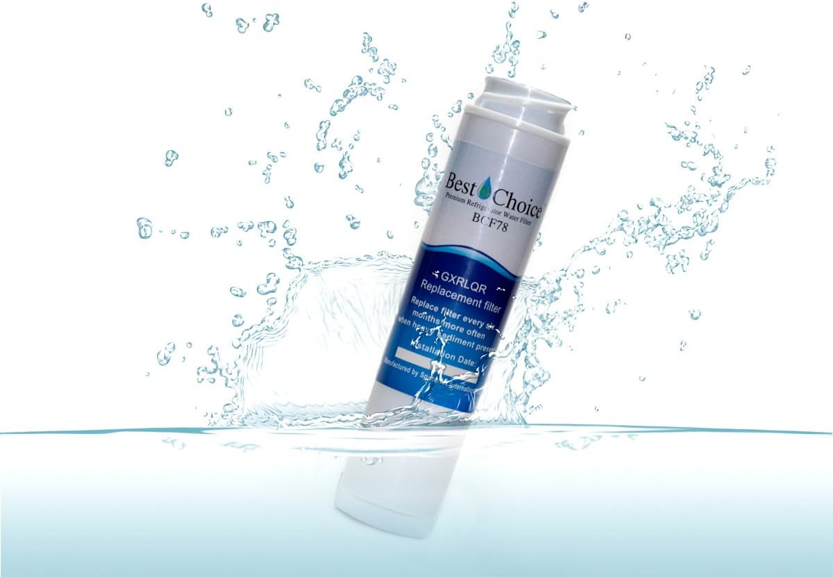 Get Special Price Best Choice Water Filters BCF78 Compatible with GE GXRLQR Certified Refrigerator Replacement Cartridge Fits GXRLQ, GX1S50, GXSTQ, GXRLOR SmartWater Twist and Lock Inline Filter (6-Pack)