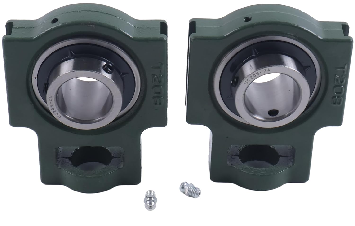 2X 1-1/2" Pillow Block Take-Up Mounted Ball Bearings UCT208-24 UCST208-24 ST-24 VTWS224