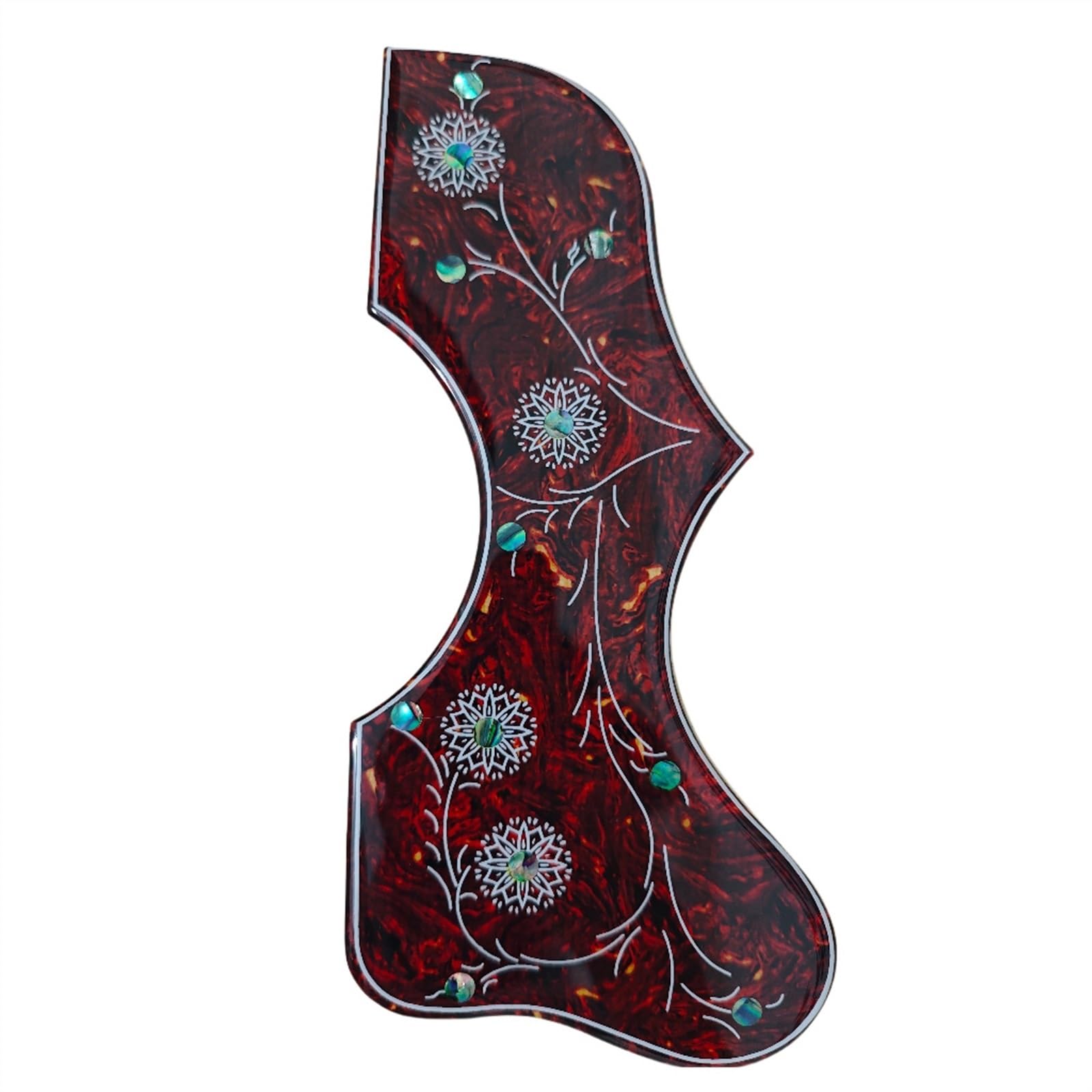części zamienne gitary akustycznej pickguard Akcesoria Do Instrumentów Muzycznych/maska ​​do Gitary Z Wzorem Odpornym Na Zarysowania Z Motywem Ptaka I Kwiatu