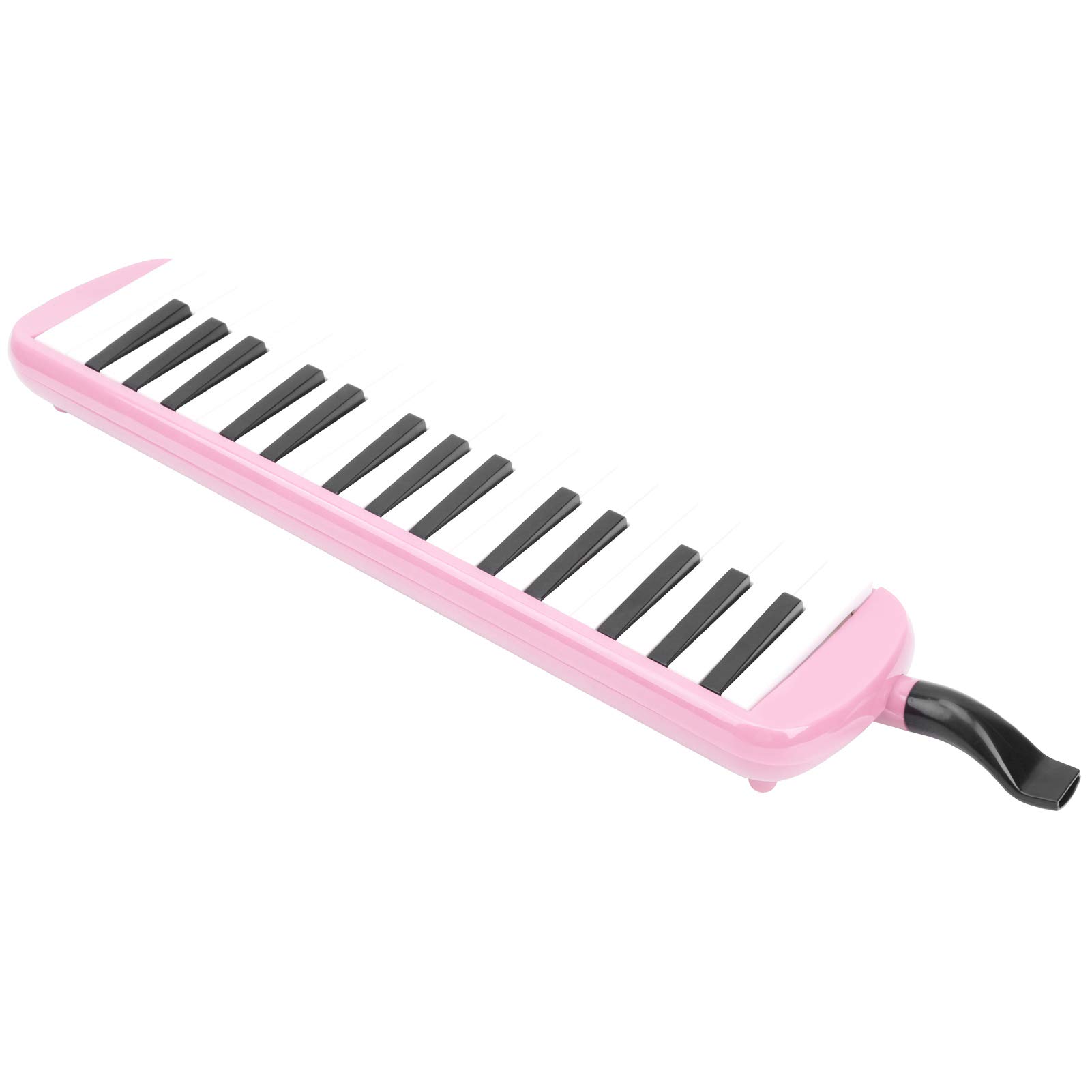 Mélodica 32 Touches Noir Avec Étui Et Embouchures - Instrument Musique Vent Portable Pour Débutants Enfants Adultes