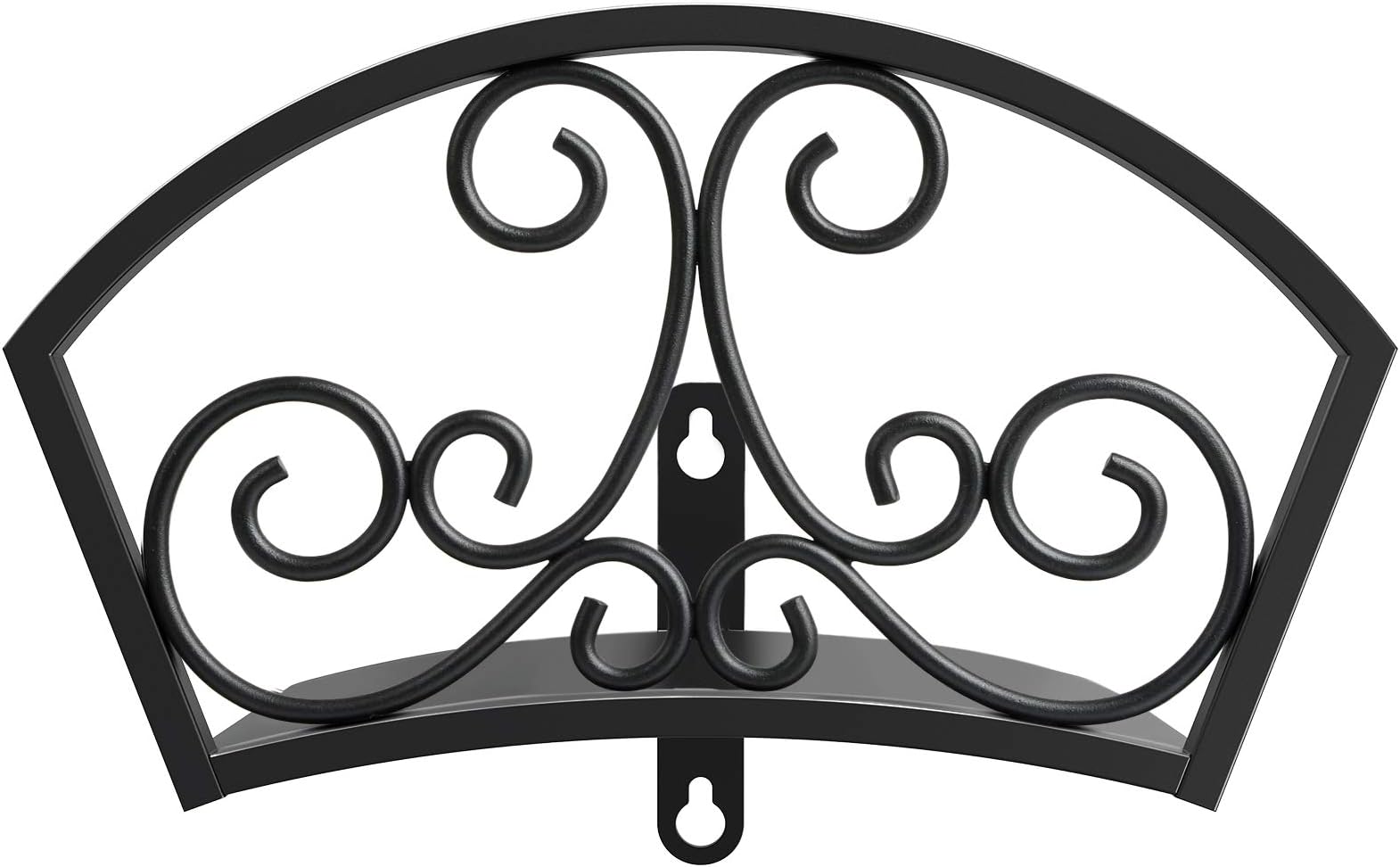 GOFORWILDGarden Hose Holder, Decorative Star Hose Butler Sturdy Water Hose Rack, Durable Wall Hose Hanger, Holds 125-Feet of 5/8-Inch Hose, Hose Reel, Made of Gauge Steel, 7019