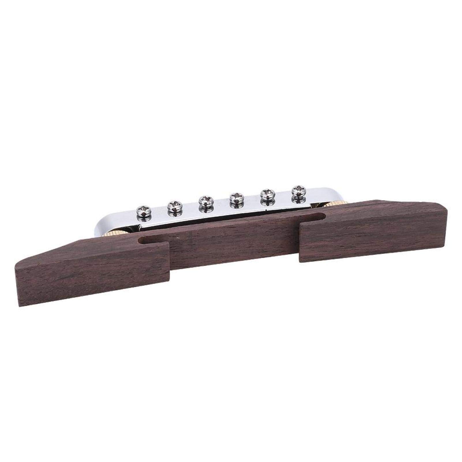 Rosewood Base Bridge Archtop Jazz Guitar Bridge Roller SiodłA Do Gitary Jazzowej Typu Sg Instrument Muzyczny Akcesoria
