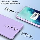 Pikkme OnePlus 7T Pro Back Cover Camera Protection Shockproof Soft Matte Silicone Back Case for OnePlus 7T Pro (Purple) gallery image