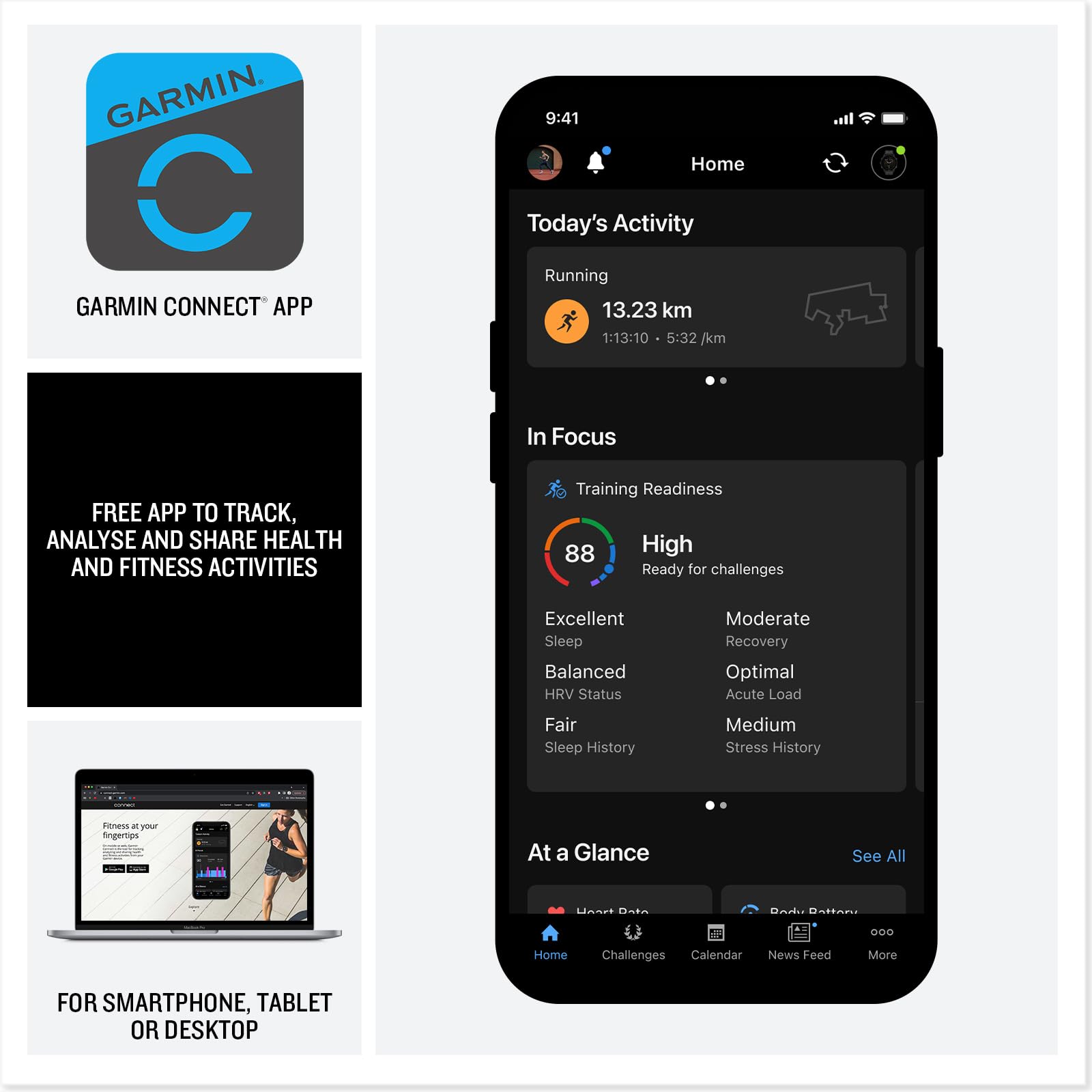 Garmin Instinct 3-50 mm, wytrzymały zewnętrzny smartwatch GPS, bateria 24-dniowa, wyświetlacz AMOLED, wbudowana latarka, kolekcja Alpine Rush, edycja limitowana, kolor zielony paproci z zieloną opaską