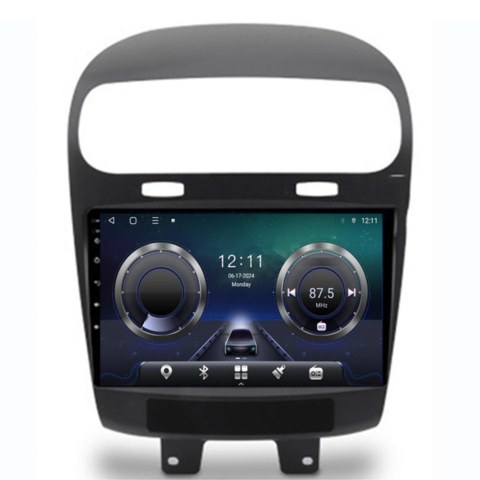 Android 15 Autoradio 9" Touchscreen Stereo Auto Per Fiat Freemont 2012-2020 Plug-and-play Con Bluetooth Navigatore Gps Collegamento Specchio Comandi Al Volante Wifi 4g Dual Usb,M102