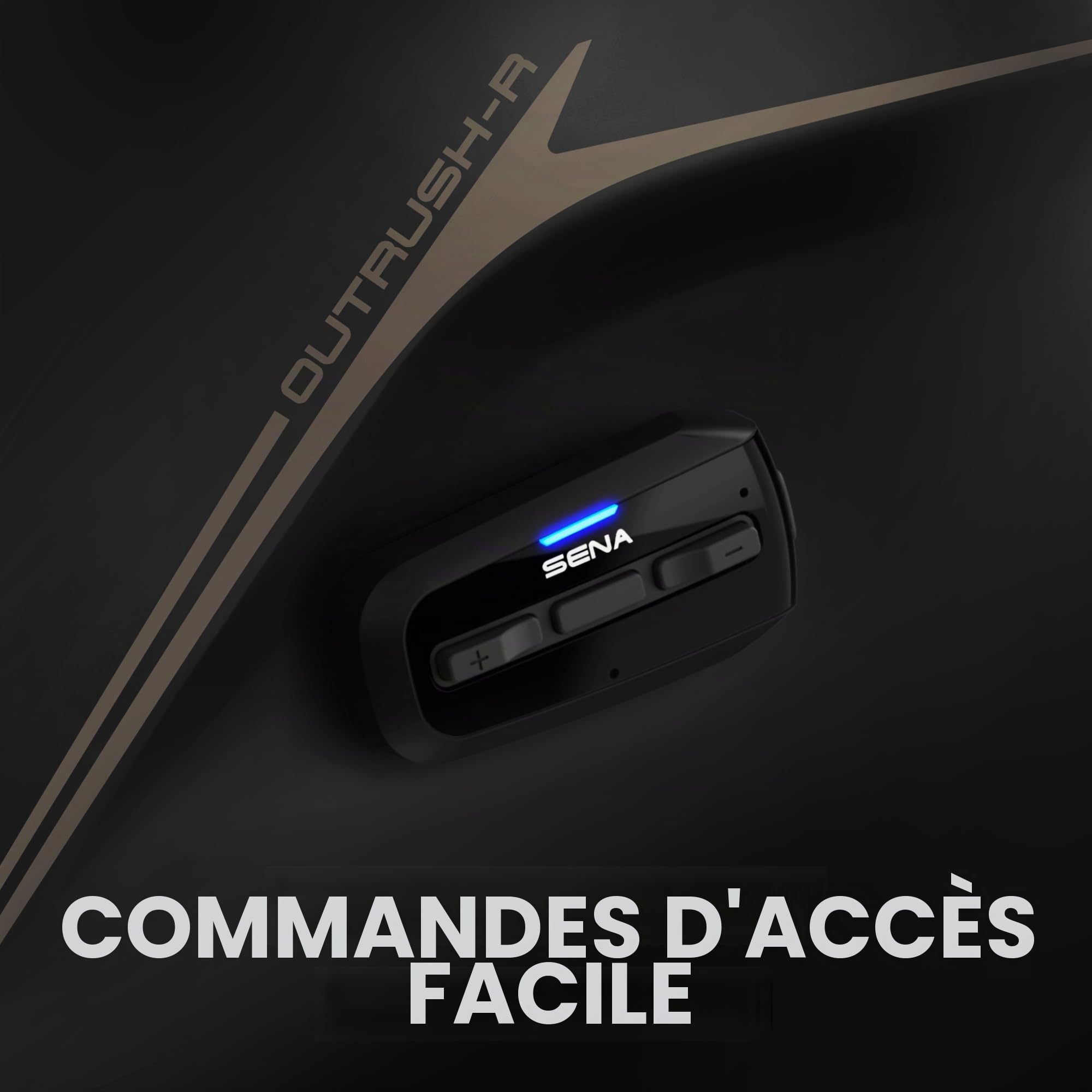 Sena Outrush R Casque de Moto Bluetooth modulable avec système intercom
