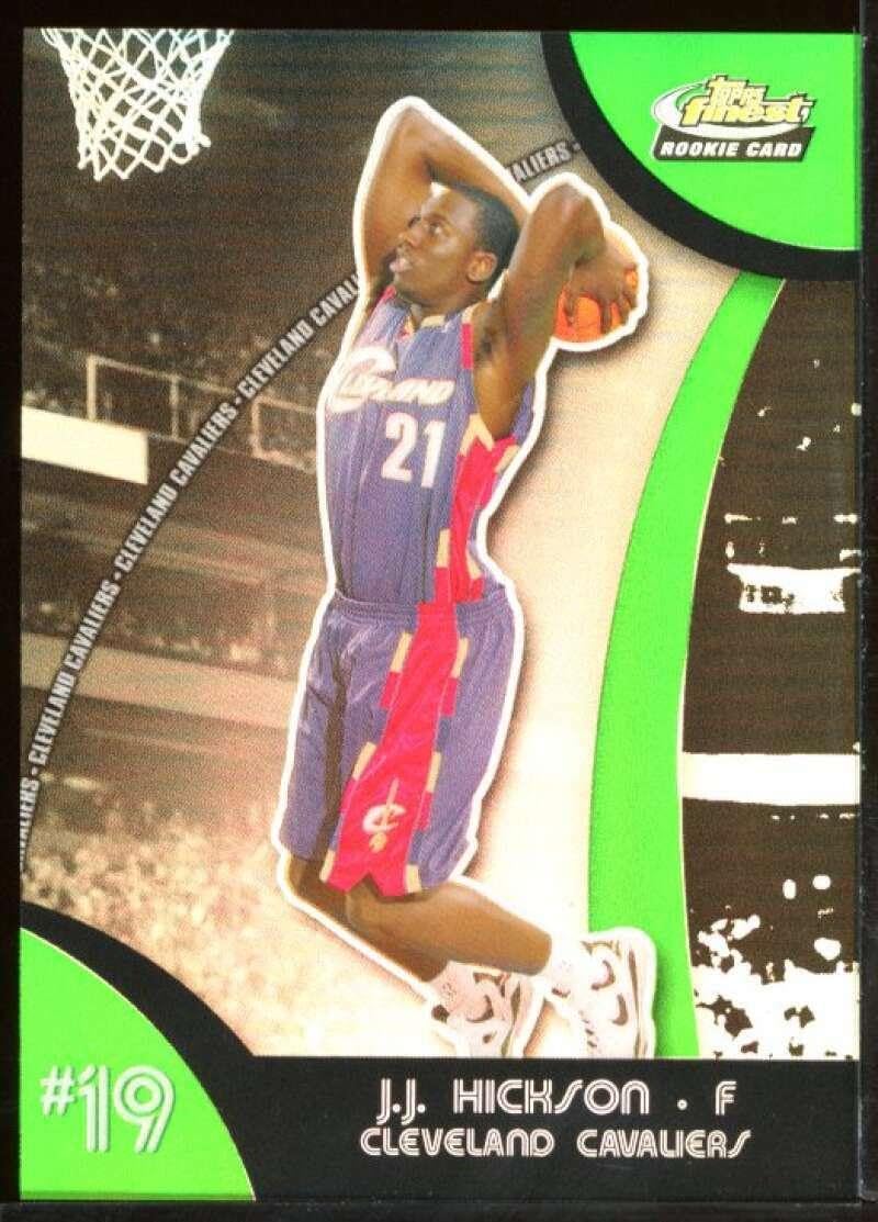 J.J. Hickson Card 2007-08 Finest Refractors #119 - Unsigned Basketball Cards