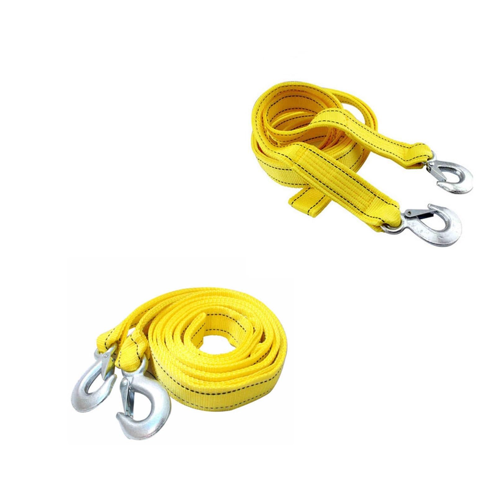 Cuerda De Remolque Coche 1 Tonelada, Kit Práctico Emergencia For Exteriores, Nailon, Doble Grosor Fuerte Resiliencia