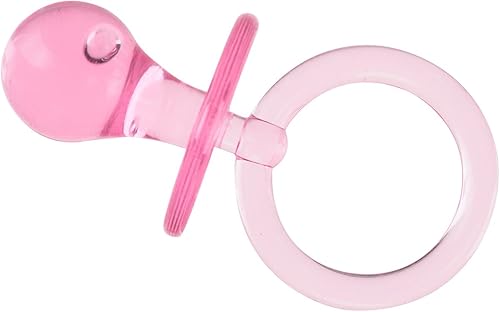 Miniatura 2 de Super Z Outlet Chupetes pequeños de plástico de vidrio acrílico para decoración de baby shower, dispersión de mesa, recuerdos de fiesta, juegos y
