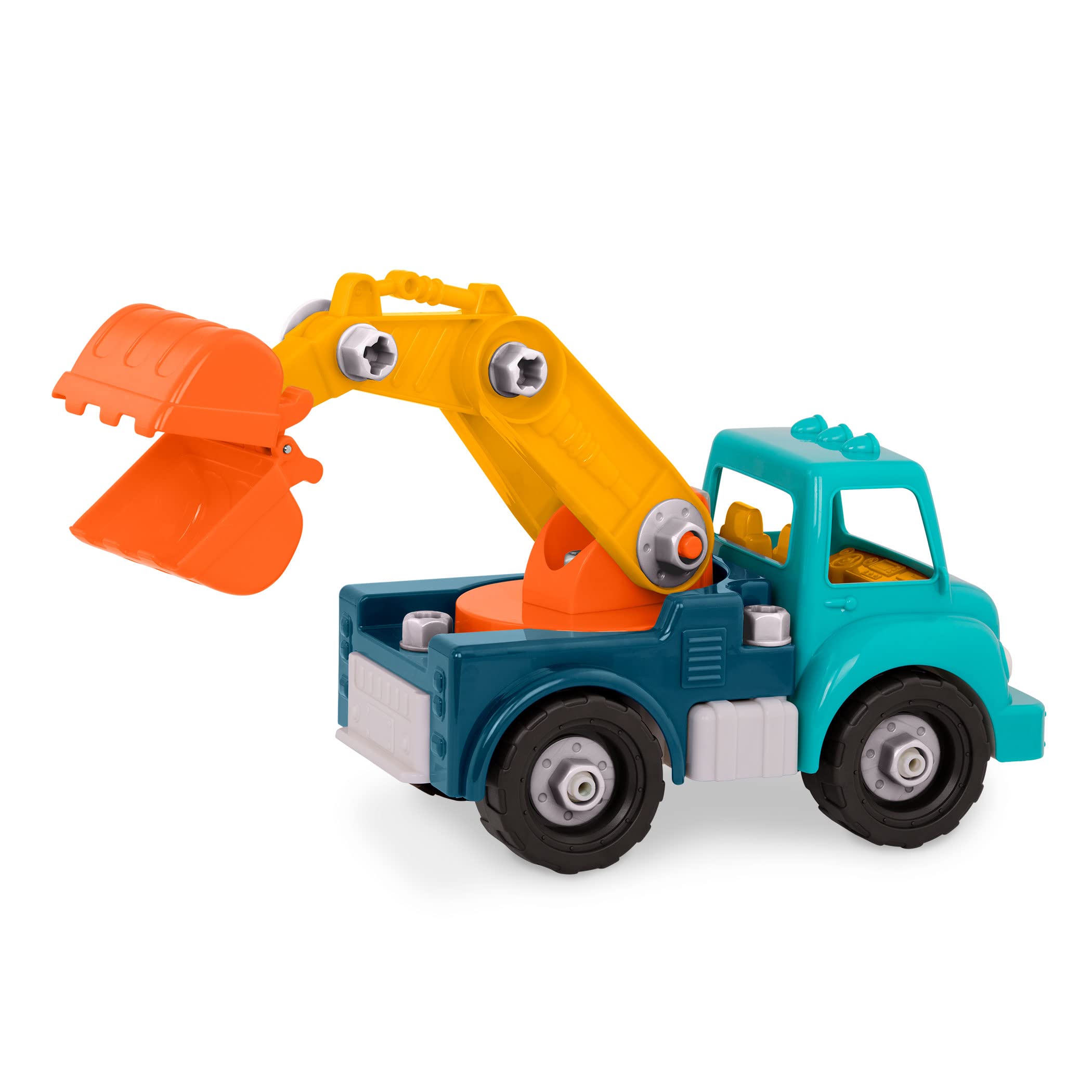 Battat - Gru da asporto - Set di gru da asporto - Giocattolo da costruzione - Camion giocattolo per bambini e ragazzi - 3 anni +