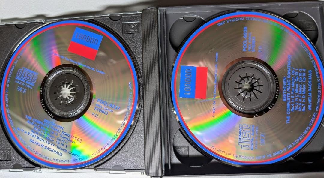 Amazon.co.jp: ヴィルヘルム バックハウス 10枚組CD ベートーヴェン