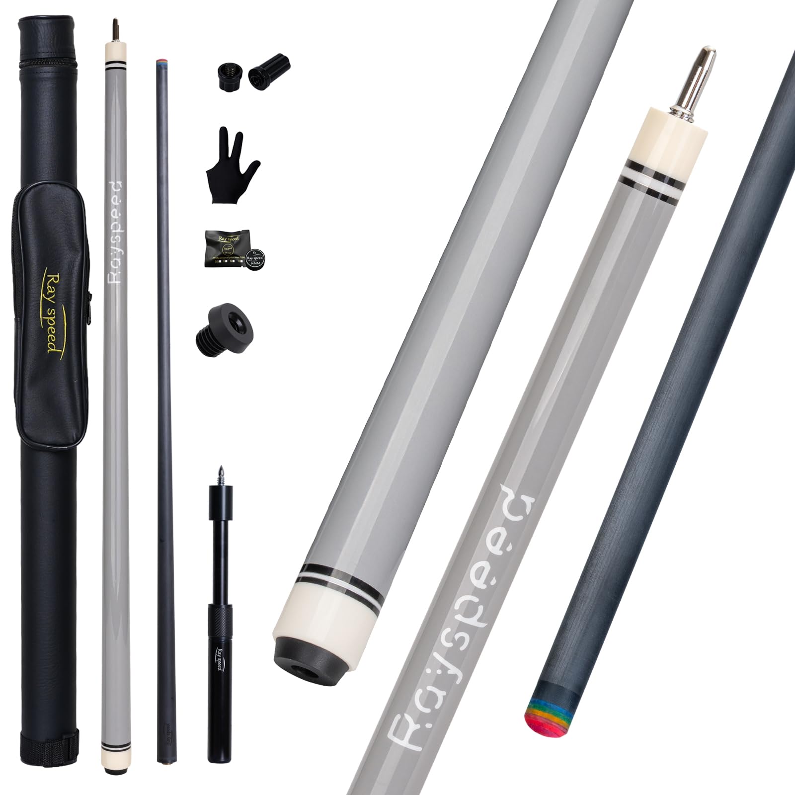 12.5mm carbon fiber bilard taco low deviation full carbon technology adult bilard kij bilardowy profesjonalny kij bilardowy z uszczelką Uni-loc pin