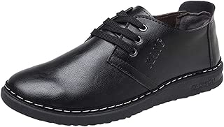 Men's Formal Pu Leather With Shoelace Business Shoes Pointed Toe Non-Slip Work And Dinner Oxford Soft Sole Breathable Slip-Ons