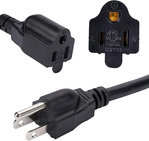 Miniatura 2 de Cable divisor de 3 clavijas de 3 clavijas de 1 a 3 tomas, cable divisor para interiores y exteriores, cable de extensión de alimentación SJT 16AWG