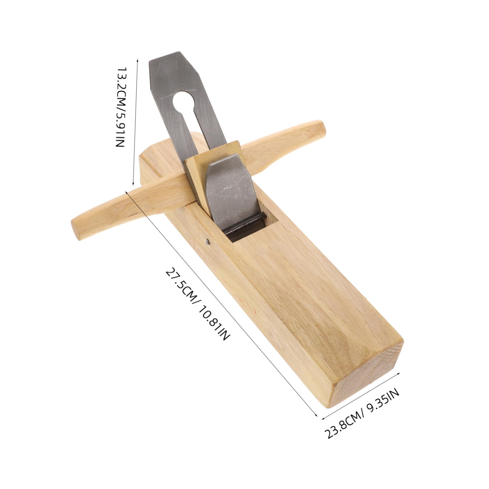 ARTIBETTER Pialla Manuale per Legno Pialletto a Mano per Modellismo Struttura in Legno e Metallo, Design Versatile e Funzionamento a Spinta per Scultura e Finitura Precisa