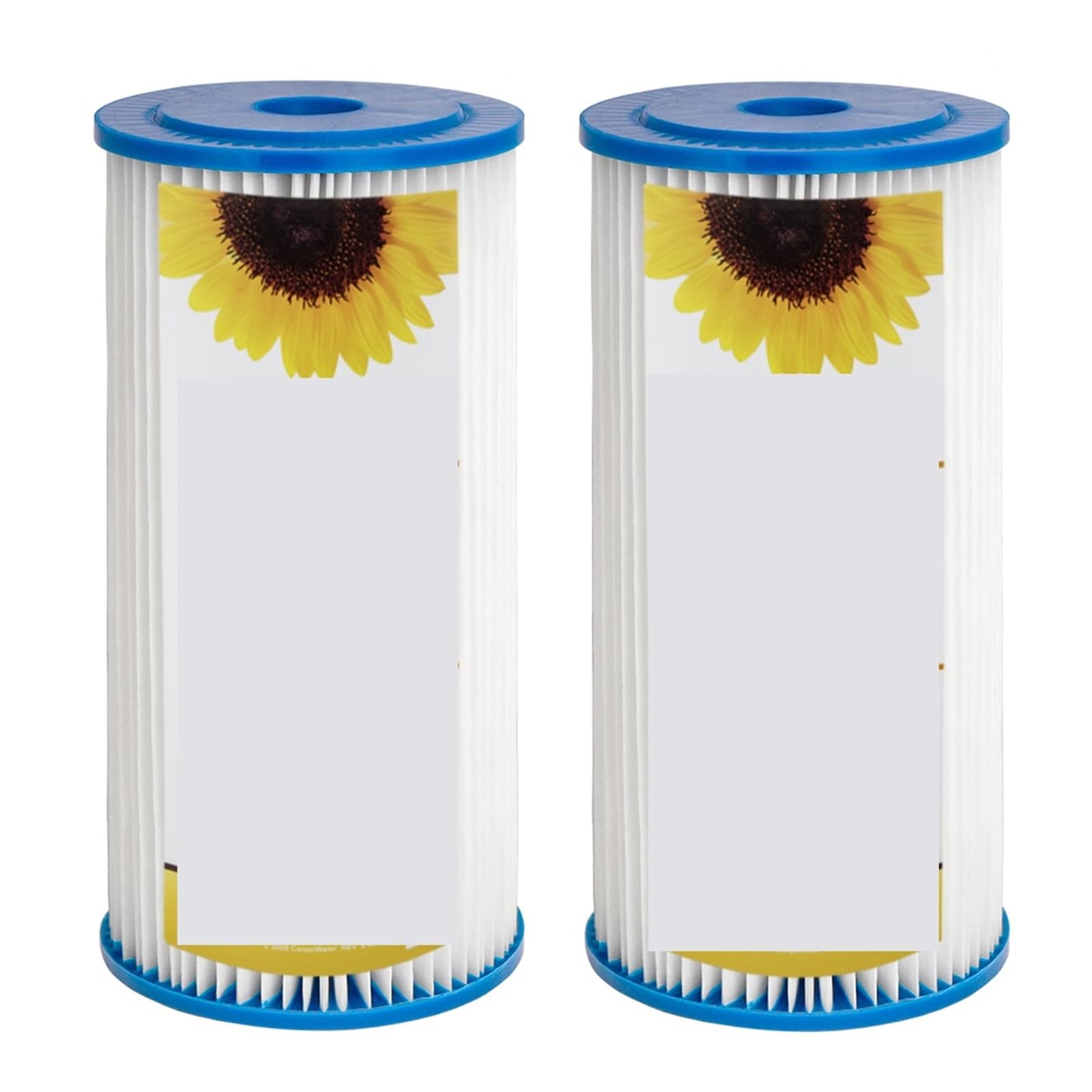 Cartuccia filtro acqua in poliestere pieghettato 4,5 x 10 25 micron