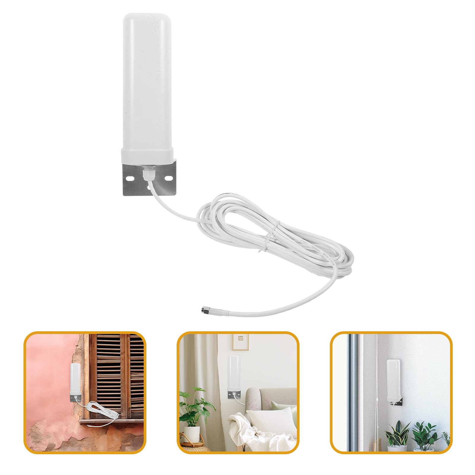 Antenne en Stable Transmission Plastique Signal Métal et Omnidirectionnelle 3g 4g Extérieur Extérieure pour Modem Routeur WiFi