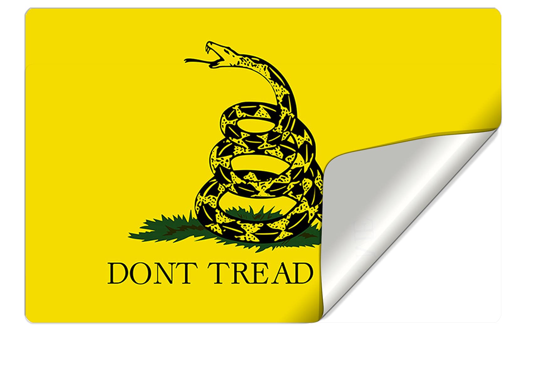 Adesivo 3D Don't Tread On Me – Emblema In Metallo Con Bandiera Gadsden E Serpente A Sonagli, Per Auto, Moto, Camion