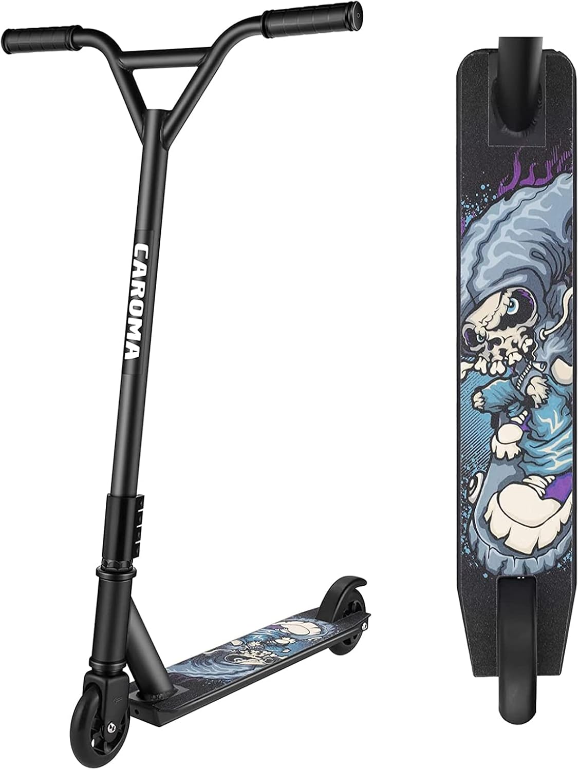 CAROMA Pro Stunt Scooter, Funscooter Stuntscooter mit ABEC7 Kugellager