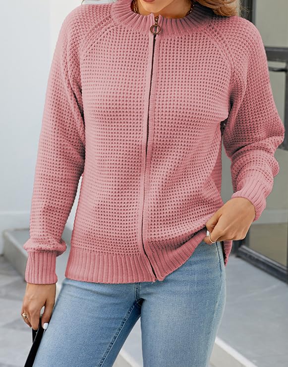 Image of futurino Knit Cardigan Women's Chunky Open Front Outwear Cover Up with Pockets