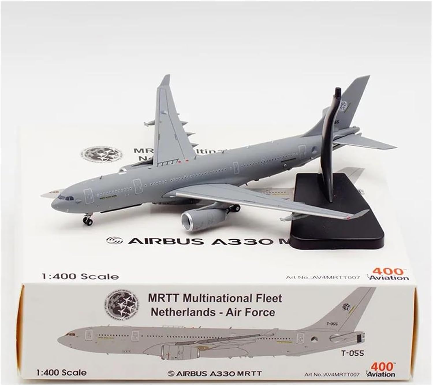 Miniature Scale 1 400 for Netherlands Air Force A330 MRTT ZZ330 Plane Model Alloy Aircraft Collectible Display Collection Flying Toy Game Kits