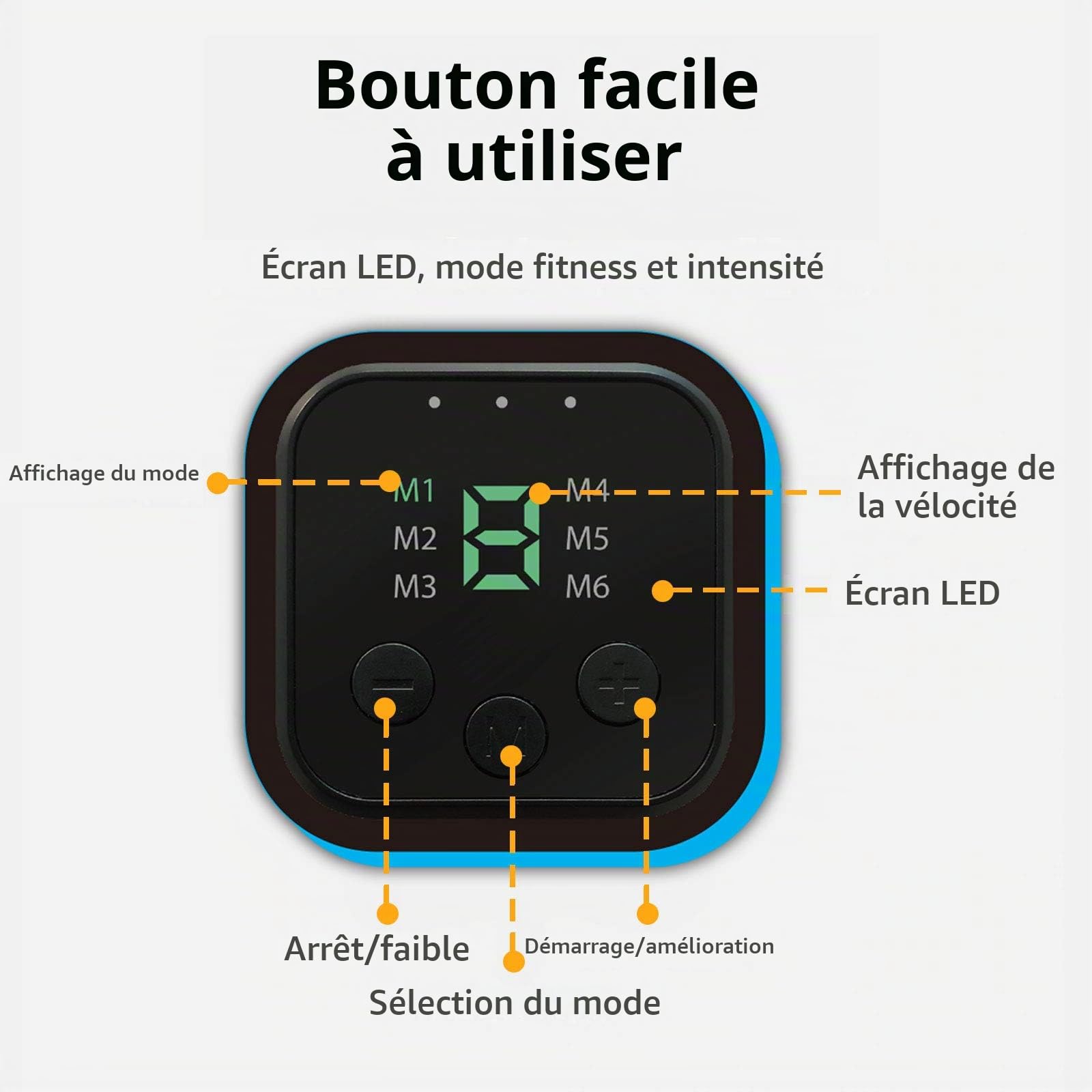 WARDBES Electrostimulateur Musculaire