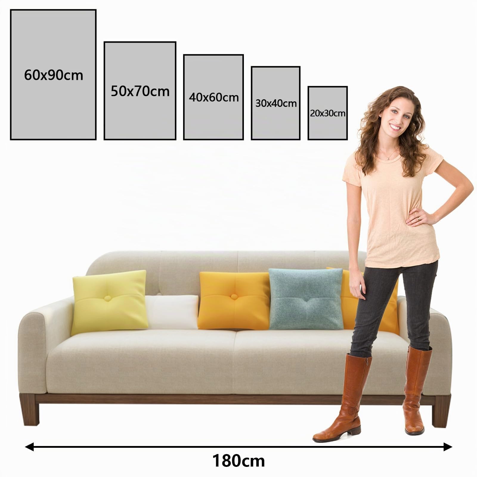 IUNTWEIE Quadro astratto su tela, geometrico, astratto, moderno, decorazione da parete, per soggiorno, camera da letto, immagini senza cornice (F,60 x 90 cm x 3)