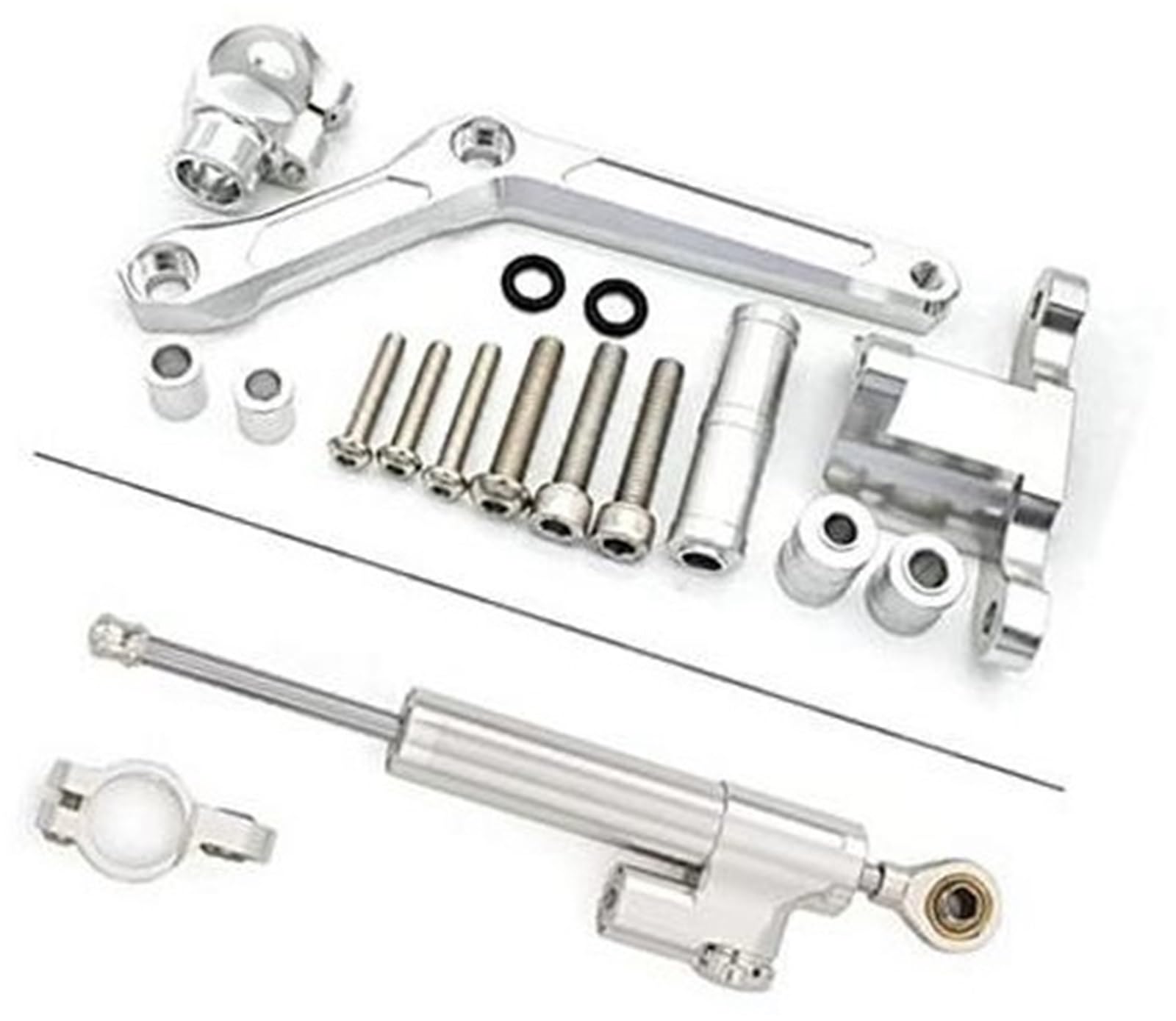 Zestaw montażowy stabilizatora motocykla CNC z aluminium