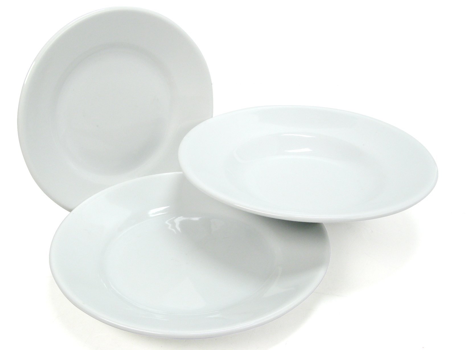 Piatto Fondo in Ceramica Tivoli Colore Bianco Conf 12 Pz. 14815
