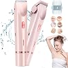 Bikini Shaver,2025 New 2 in 1 Wet and Dry Trimmer 2.0,Ipx7 Waterproof Double Head Bikini Womens Iui Beauty ShaverPink