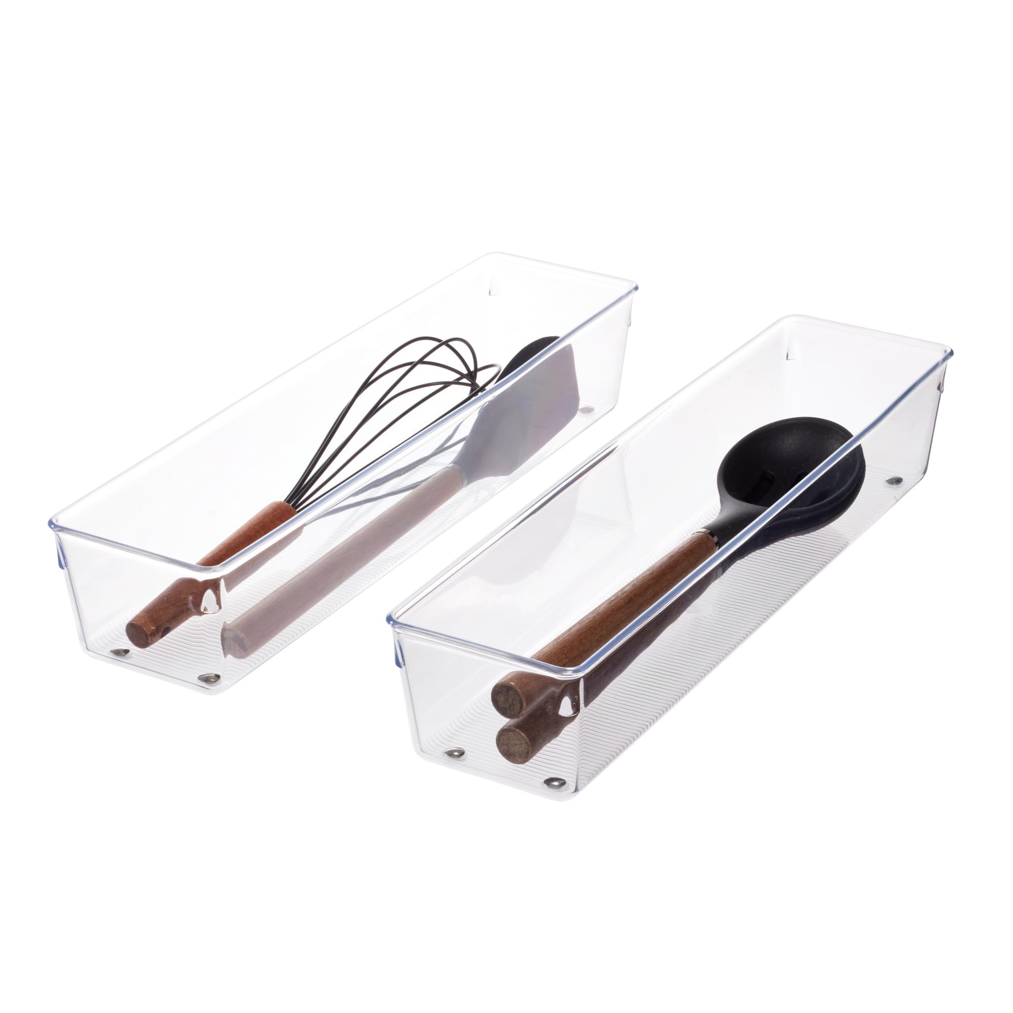 ピオフィ　ランチョン　アンリセット Amazon.com: iDesign Recycled Plastic Drawer Organizer, Set of 2