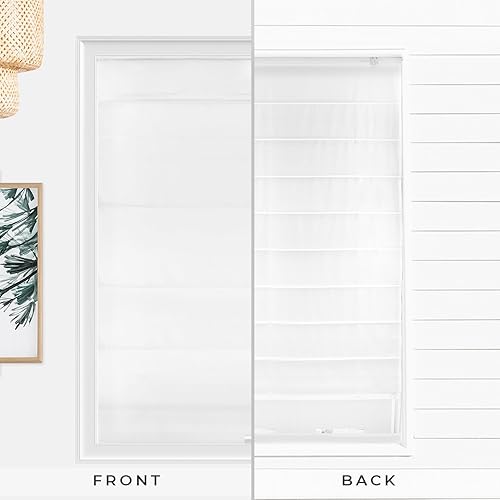 Miniatura 4 de CHICOLOGY - Persianas romanas para ventanas, tratamientos de ventana, persianas para oscurecimiento de habitación, persianas de ventana, 29 pulgadas