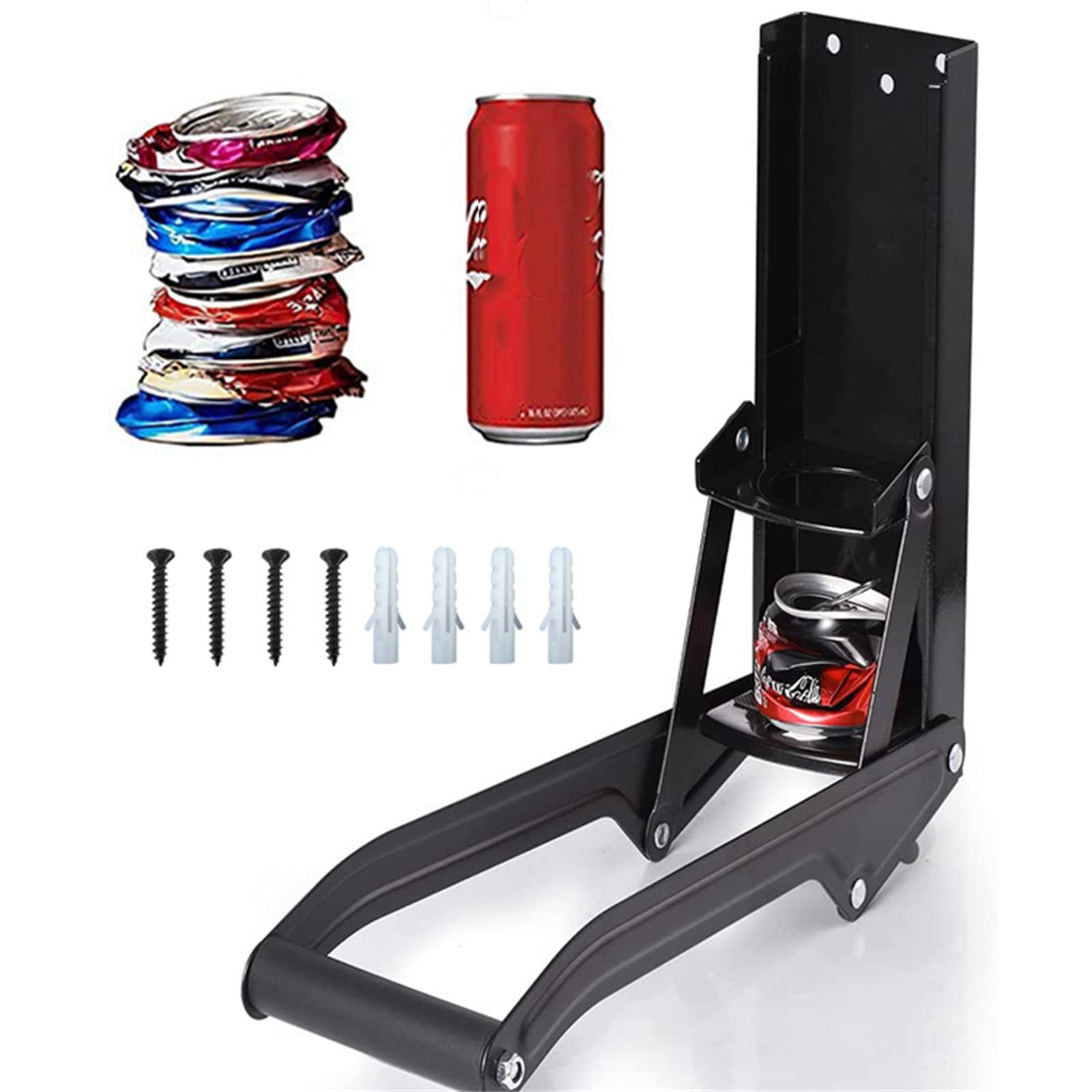 Compacteur de canettes en aluminium pour vider vos poubelles encombrées de sodas