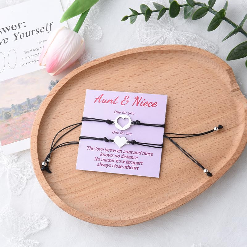 Grandma Aunt Mothers Day Gifts for Auntie Grandmother Granddaughter Bracelet for Aunt and Niece Matching Braclet Gift3