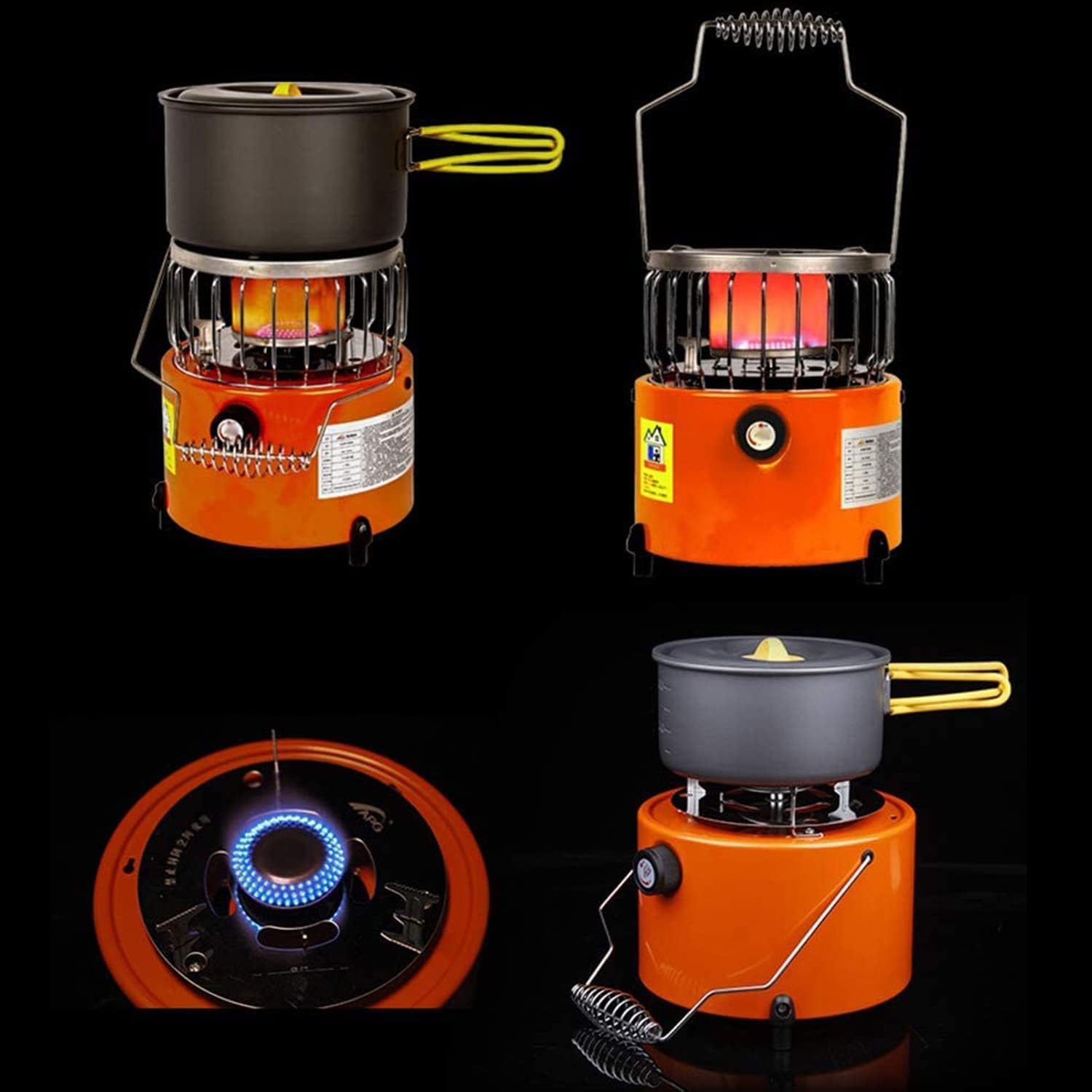 Kerosene Heater, Portable Handy Outdoor Stove, Camping Picnic Burner Furnace Backpacking Oil Stoves Cooker Cookware for Indoor Outdoor Patio Deck Home, Portable Heater Stove, 2000W