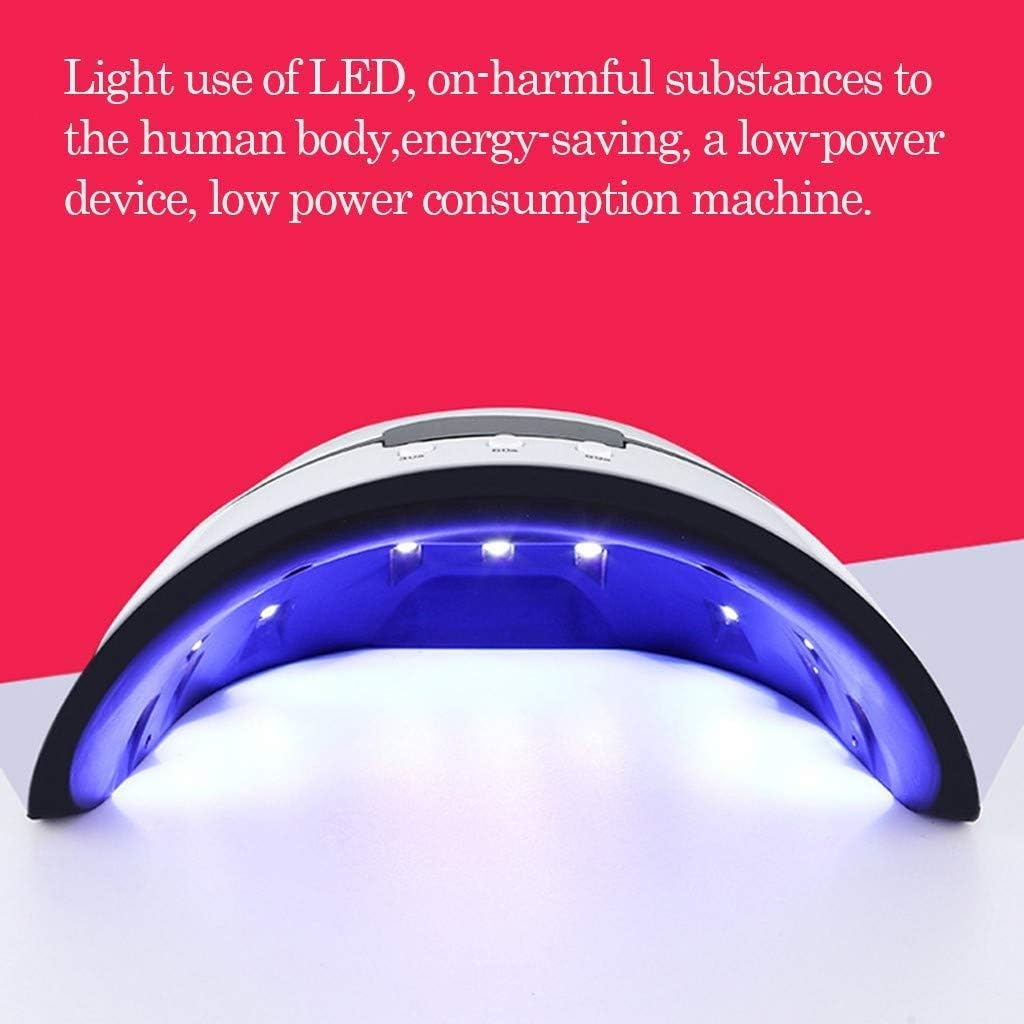 Nail lamp-Gel LED Lamp, Dryer Gel Polish UV Light with 3 Timers Professional Art Tools Accessories White