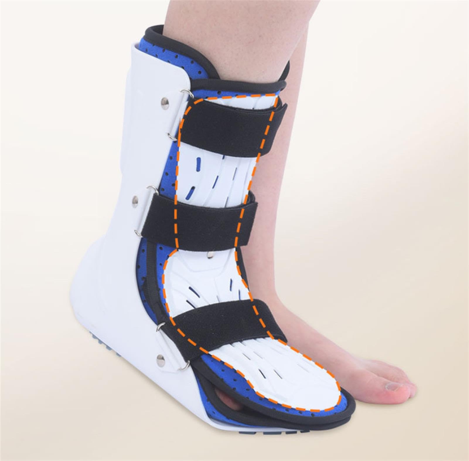 Botín ortopédico para el Tobillo y Soporte del pie, férula Ajustable para fijación Metatarsal, botín Estable para fracturas con ortesis para pie caído