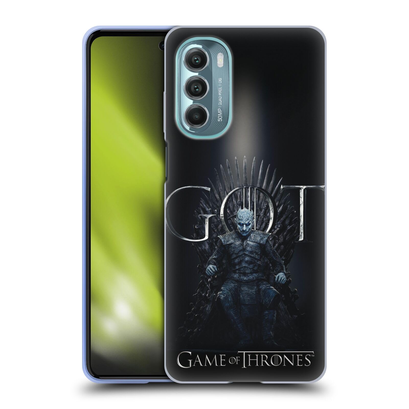 Head Case Designs Officially Licensed HBO Game of Thrones Night King Season 8 for The Throne 1 Soft Gel Case Compatible with Motorola Moto G Stylus 5G (2022)