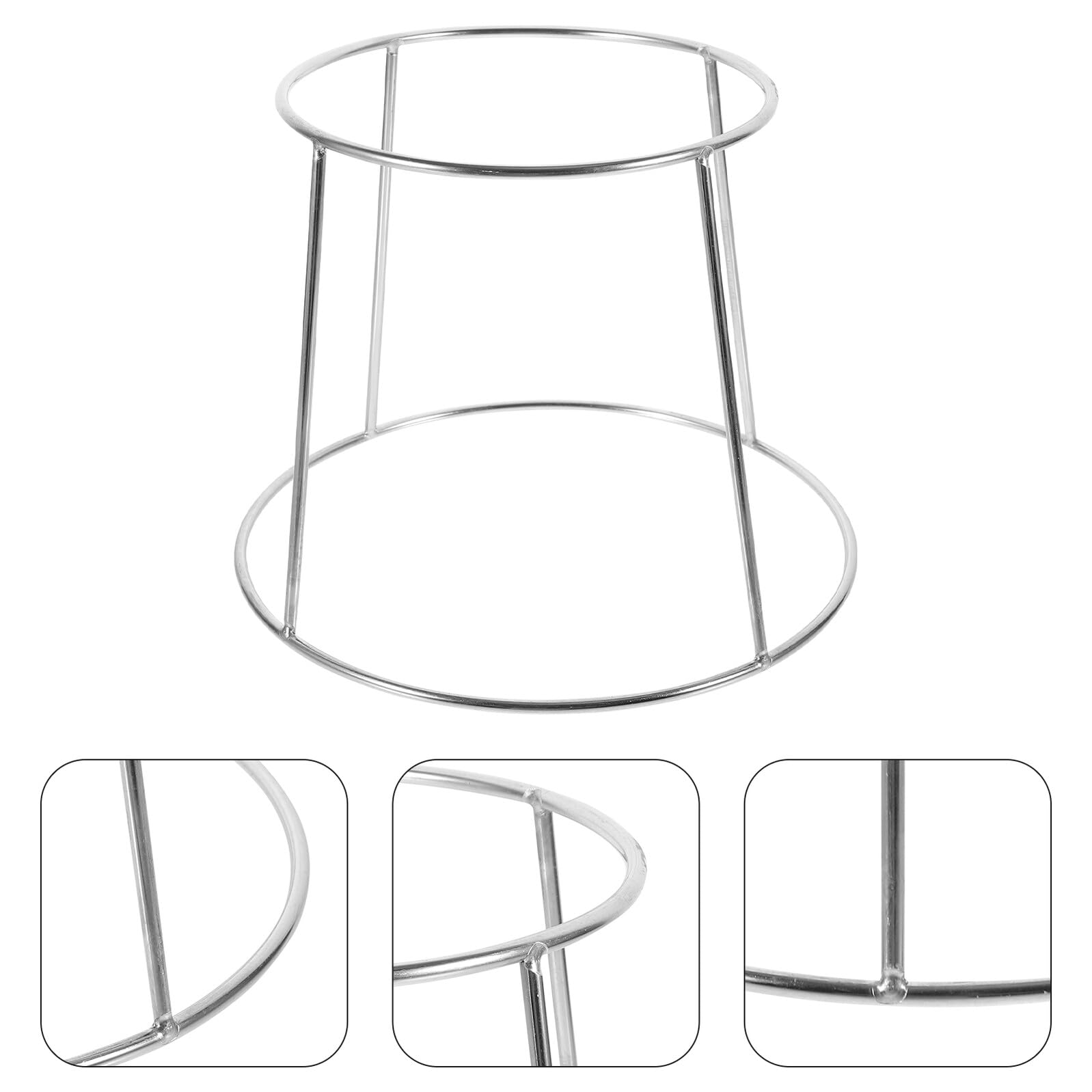 Portavassoi in Metallo Inox Per Crostacei, Supporto Per Tartare, Granchi, Ostriche e Molluschi, Accessorio Per Ristoranti e Pizzerie