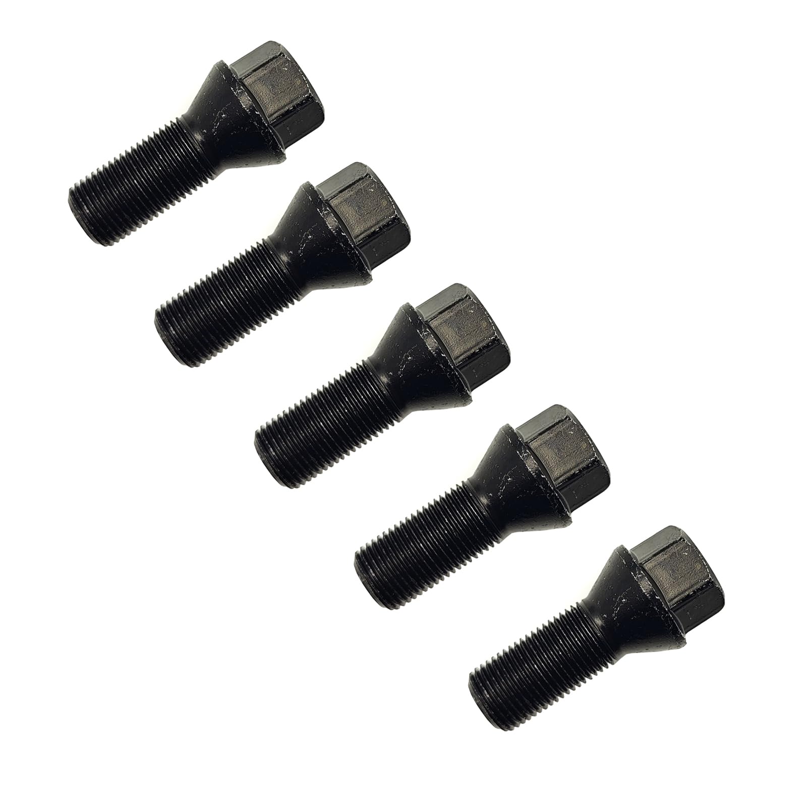 AMCC 14mm x 1.25 Wheel Lug Bolts (5Pcs) Compatible with BMW F30 F35 F10 F25 X3 E70 X5 Replace: 36136781151 36136890324