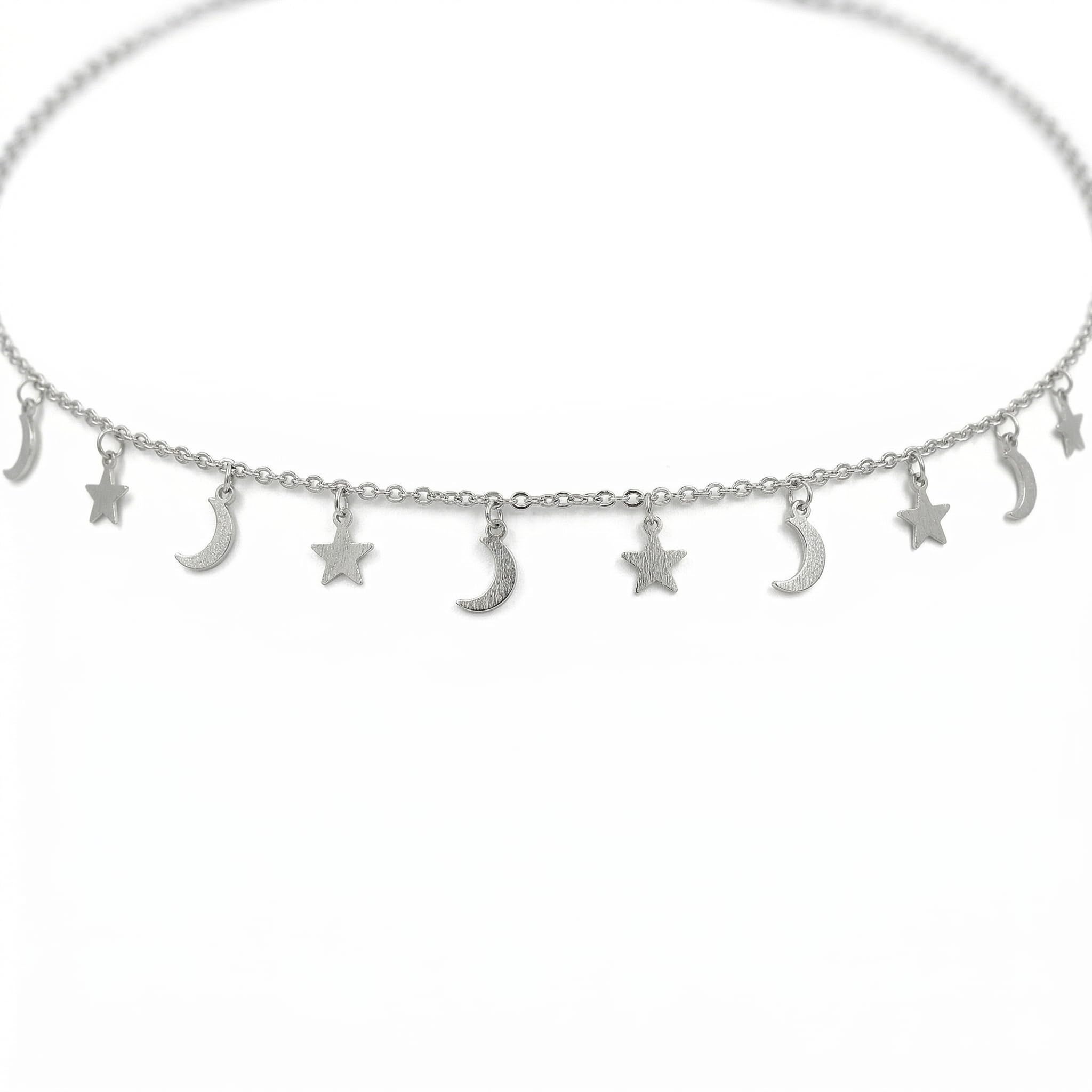 Premium Brass Moon & Star Charm Waist Chain for Women | Brass Adjustable Belly Chain | Minimal Fashion Body Jewelry-image-27