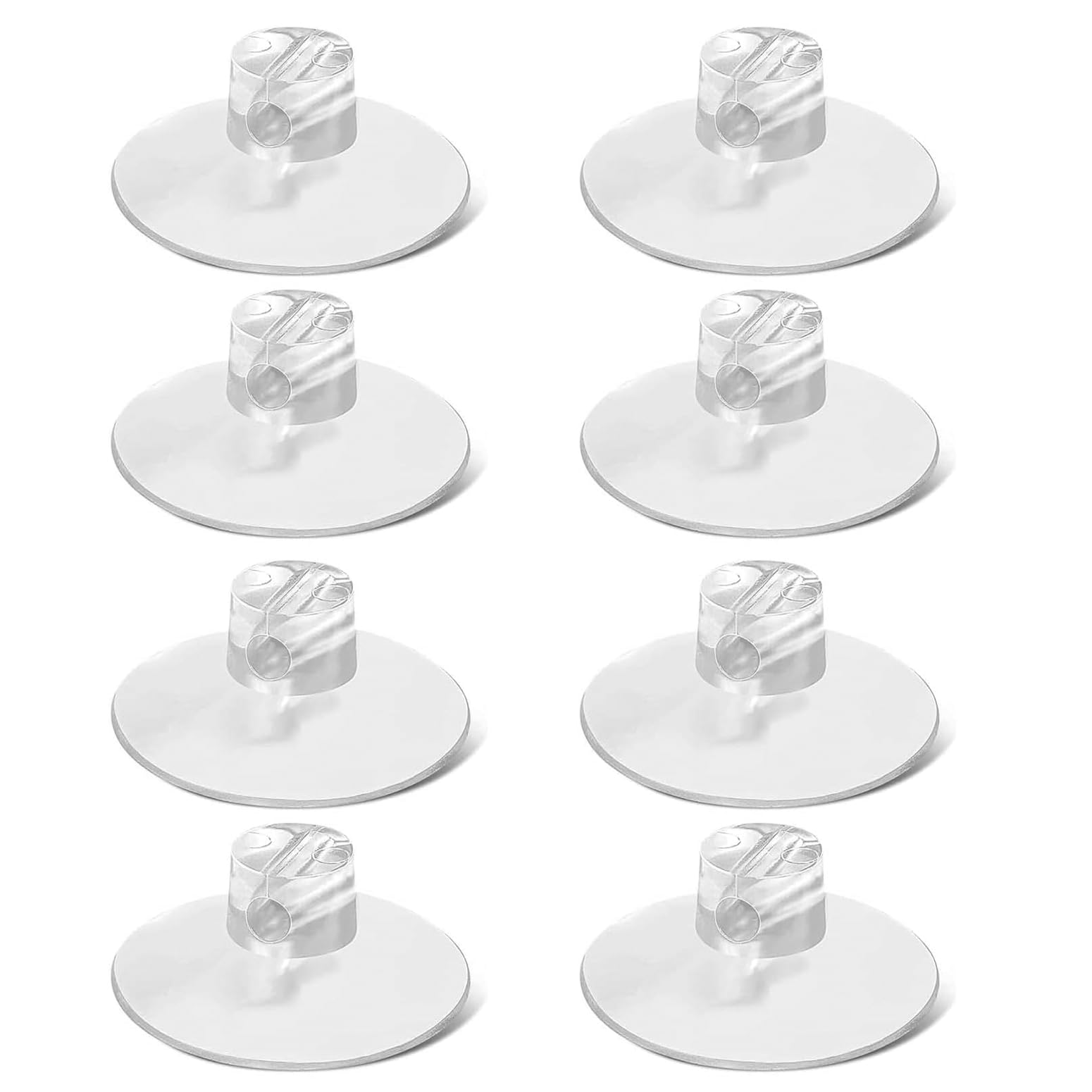 XJKJSX Modern Minimalist 8 Pcs 1 85 Inch PVC Transparent Shower Caddy Suction Cups suction cup PVC suction